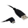 Right Angle Micro USB 2 B Male to USB Male Cable 1m Black (OEM) (BULK)